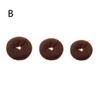New Useful 3 Pcs Stylish Hair Band Doughnut Shape Ring Style Front Style Doughnut Tied Up To Do Hair Decoration Supplies