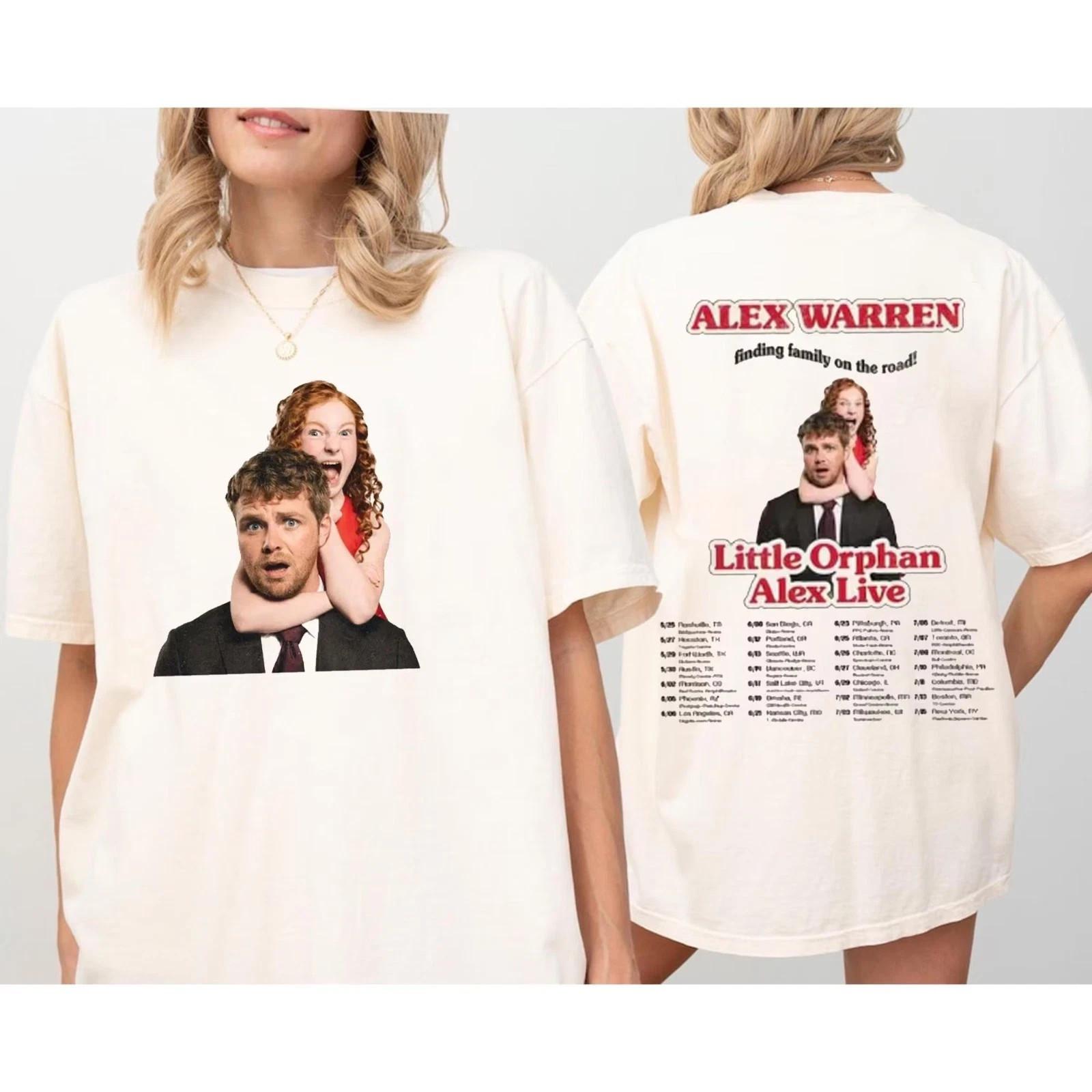 Vintage Alex Warren 2026 Tour T-Shirt – Concert Music Fan Tee XL