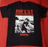 Infest Band Black T-shirt Tops Tee Cotton Full Size Unisex S-4XL