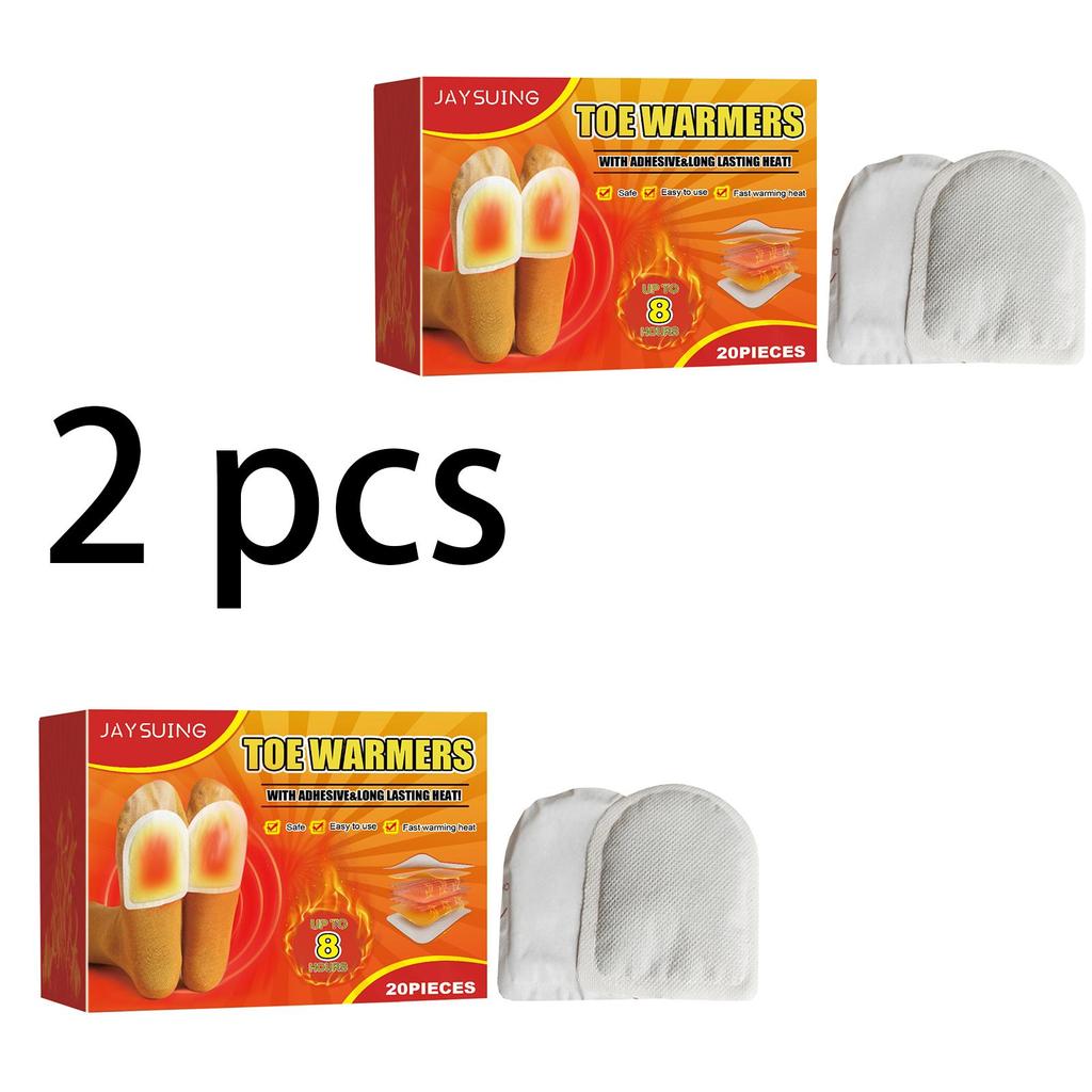 Jaysuing foot warmer pads (boxed), long-lasting warmth, cold protection for feet, winter long-lasting warming product, 20 pieces