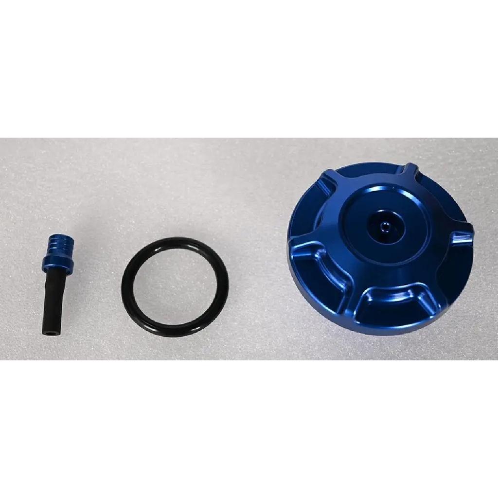 MX Club Style Vented CNC Aluminum Gas Cap Universal for Harley Davidson All Female Threaded Gas Tanks Except Touring 2023.5-2025