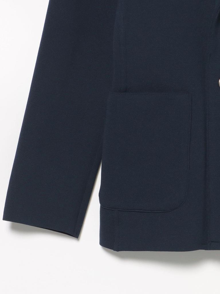 Knit PURPLE LABEL Milan Rib Knit Double Jacket NAVY L [BEAMS GOLF] L/S Men's