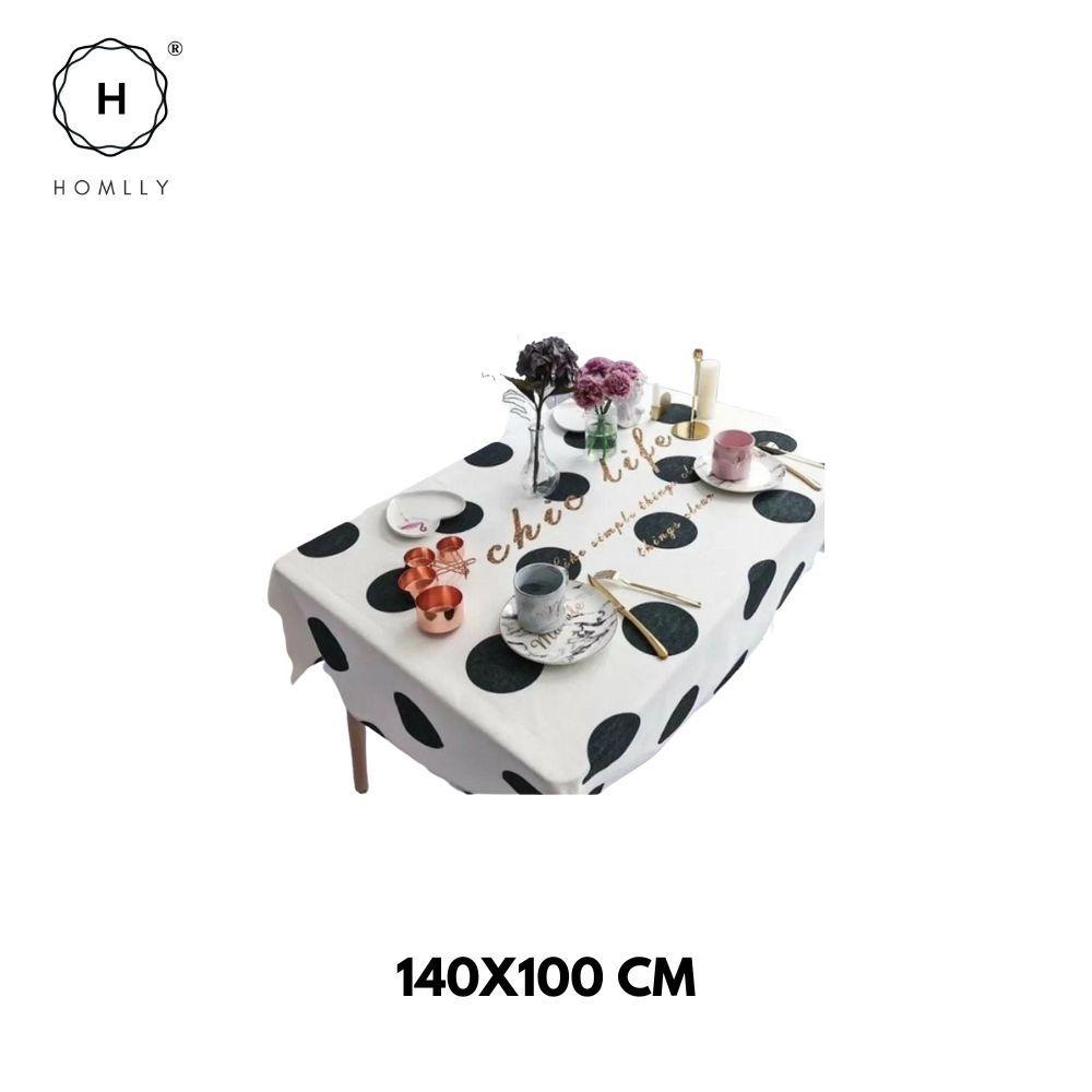 

Homlly Chic life Polka Dot Table Cover Cloth 140X100 CM