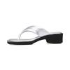 Barbara LeaTher Minimal One Color Point Signature The Flat 4cm Mule Bbj393