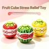 Fruit Shaped Fidget Puzzle Toy Rotatable Splicing Smooth Texture Stress Relieving Fidget Toy for Kids Anxiety Relief