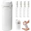 4 In 1 Travel Refillable Bottles Portable Toiletries and Cosmetics Containers for Shampoo Body Wash Travel Storage Bottles