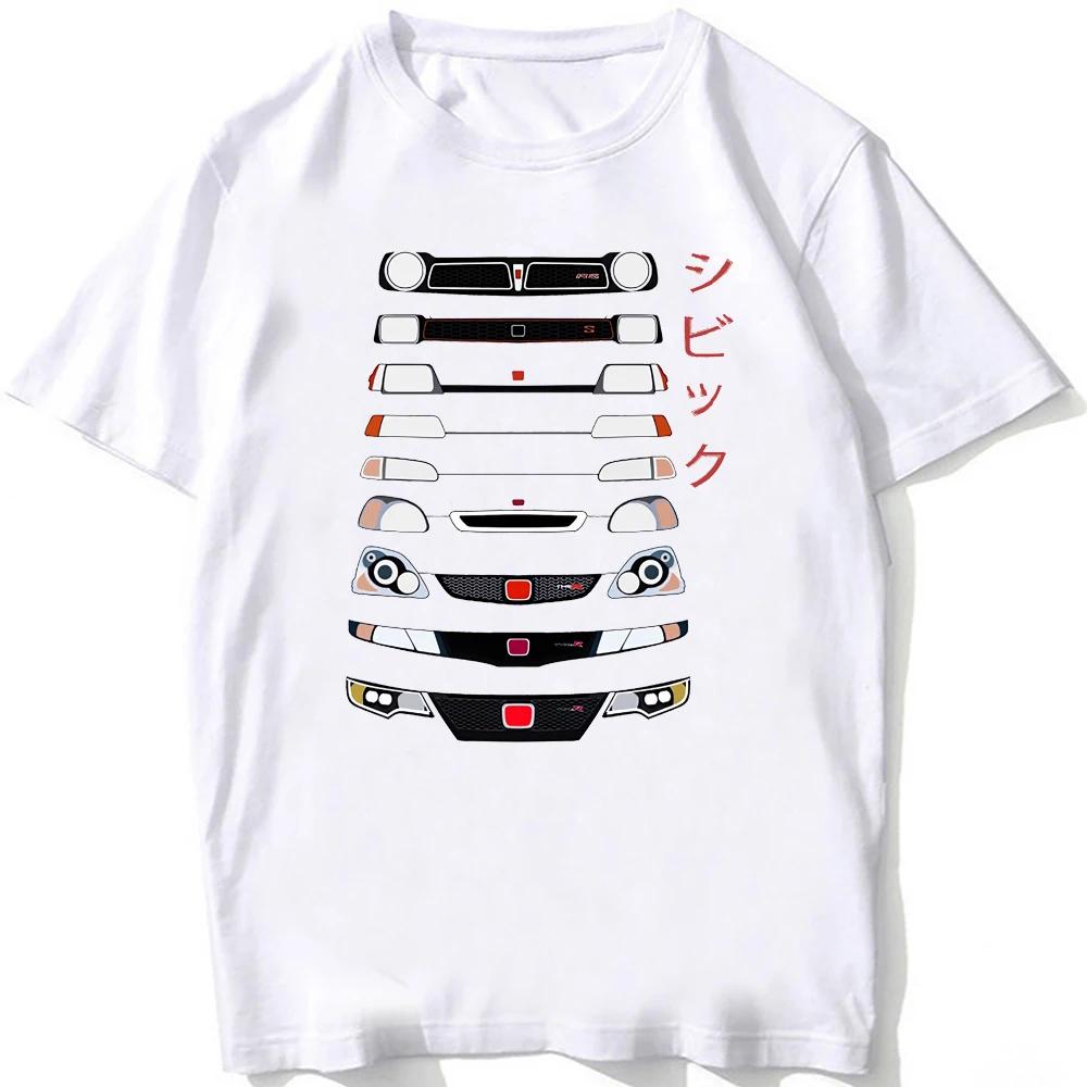 

Hip Hop Japan Style Men Short Sleeve JDM Mugen Power T-Shirt Honds Civic Type R EG EK Car Classic T shirts Boy Casual White Tees L