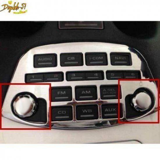 Radio Switch Accent Trim Cover Chrome For Honda Goldwing GL1800 2001-2011 2X New