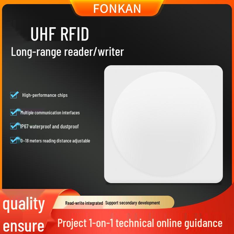 UHF 9dBi Long-Range RFID Reader/Writer – Multi-Tag Access Control System