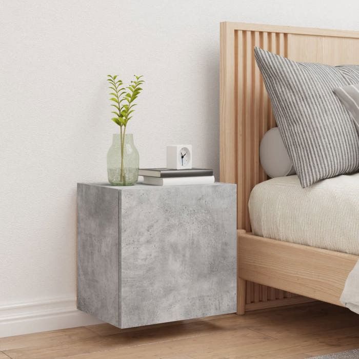 VidaXL Wall-mounted TV Cabinet Concrete Grey 40.5x30x40 Cm Engineered Wood 836902