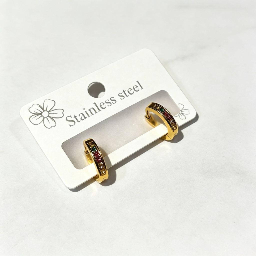 High-End Fashion Cross Earrings in 316 Stainless Steel