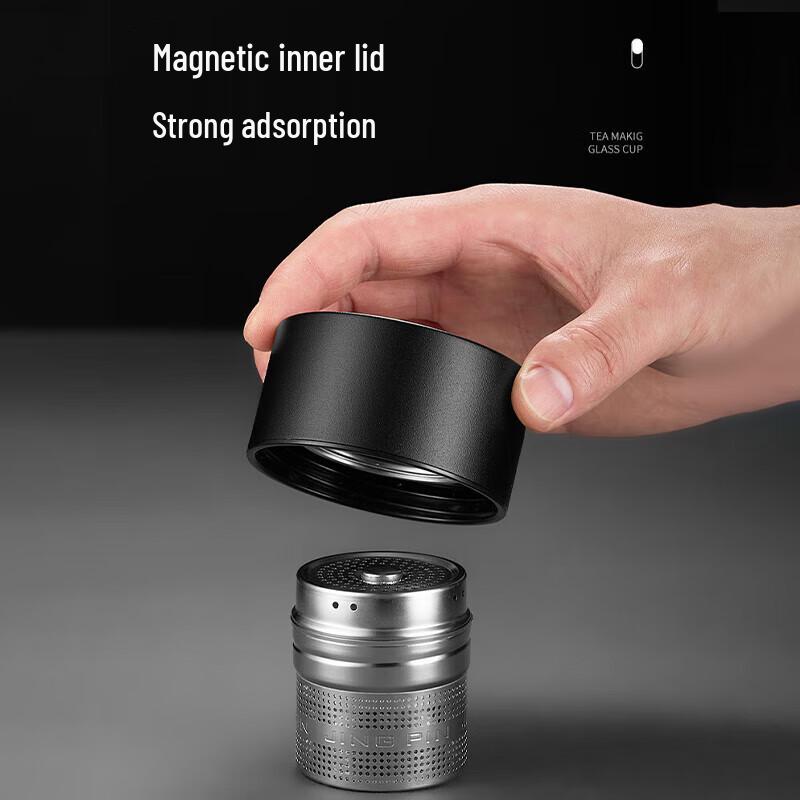 XDO Magnetic Tea Infuser Glass Bottle