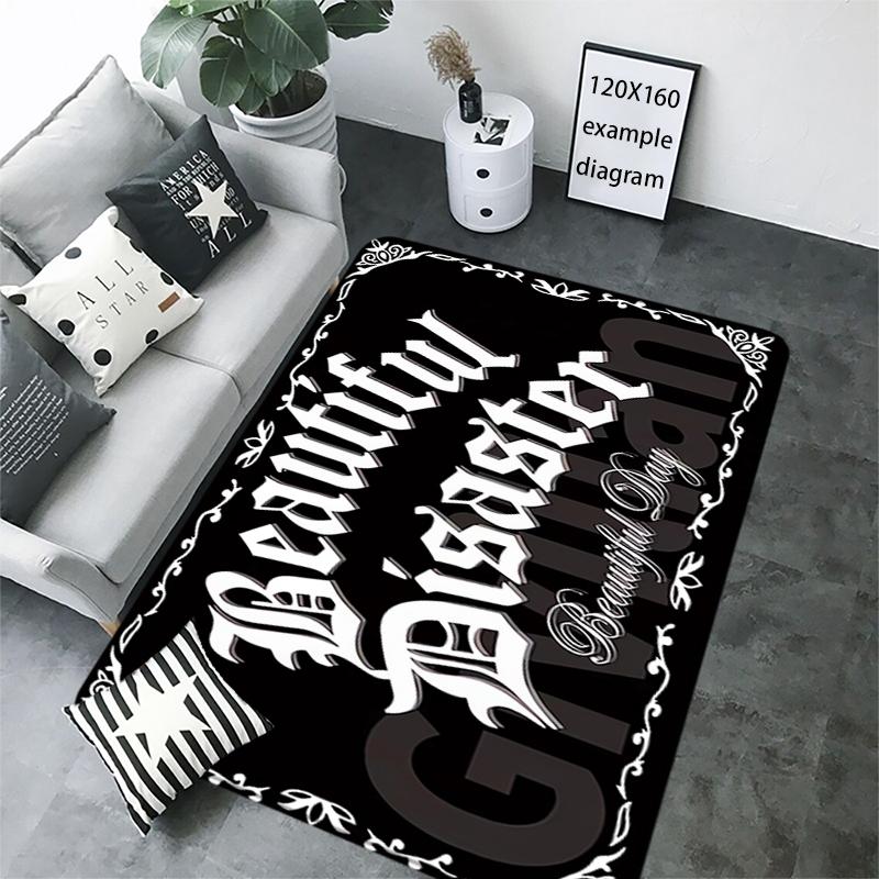 Inside Carpet Black Personality Entrance Doormat Living Room Rugs Foot Carpets Bathroom Rug Floor Mats Non-slip Hallway Mat