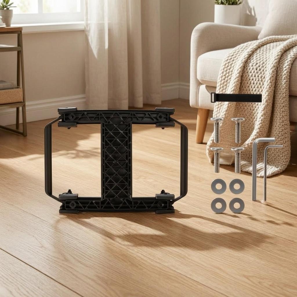Mounting Bracket with Quick-Release Removable Hardware Black for Commuters