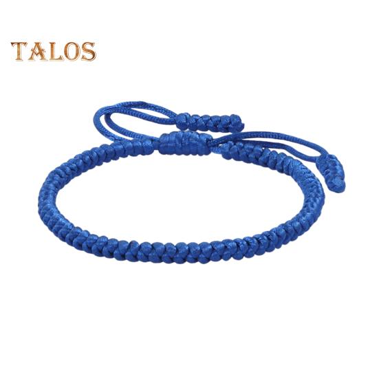 

1/2/5/8/10 шт. Синие плетеные браслеты регулируемого размера, ручная работа, значимая связь, синие плетеные браслеты дружбы 1pc