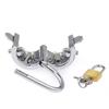 Stainless Steel Scrotum Bondage Ball Stretcher Pendant Penis Rings Erotic BDSM Metal Cock Ring Sex Toys for Men