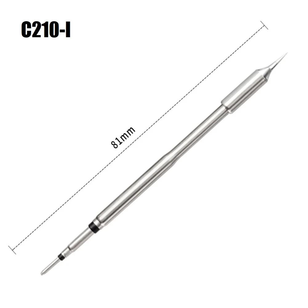 Wide Compatibility Soldering Iron Tips C210/T245 Series Suitable for Different Brands of Welding Stations Simple Installation