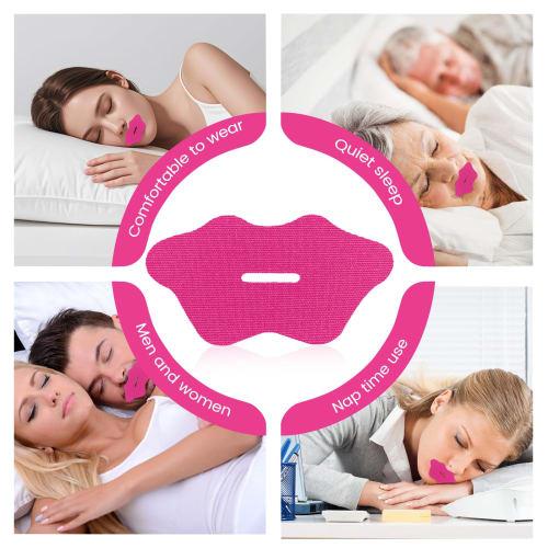 YHEMDAY Mouth Closure Tape, Nasal Breathing Tape, 60 Sheets, Promotes Nasal Breathing, Prevents Snoring, Anti-Mouth Breathing Tape, Gentle on the Skin