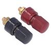 5Sets Power Terminal Stable Transmission Easy Installation Flexible M6 Black Red Voltage Regulator