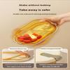 Microwave Glass Lunch Box For Office Workers Separated Heat-Resistant Lunch Box Bowl Sealed And Kept Fresh With Lid