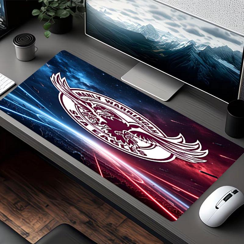 Manly Warringah Sea Eagles Print Mouse Pad, for Keyboard Pad Laptop PC Mat for Office Home Use, Desk Decor, Perfect Birthday Gift for Gamers