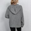 2025 Cross-Border E-commerce Long Sleeve Knit Hoodie Cardigan Sweater