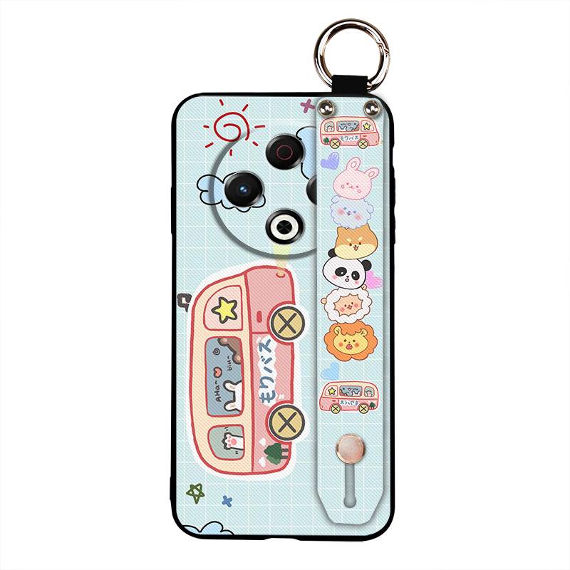 Dirt-resistant Anti-knock Phone Case For Tecno Spark30 4G/KL6 Silicone Anti-dust Phone Holder Wristband Ring Cute