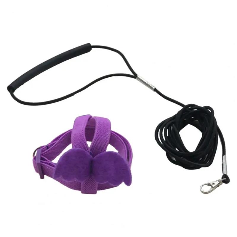 Parrot Training Harness Leash Set Anti-Bite Outdoor Flying Rope For Cockatiels Small Birds Supplies 