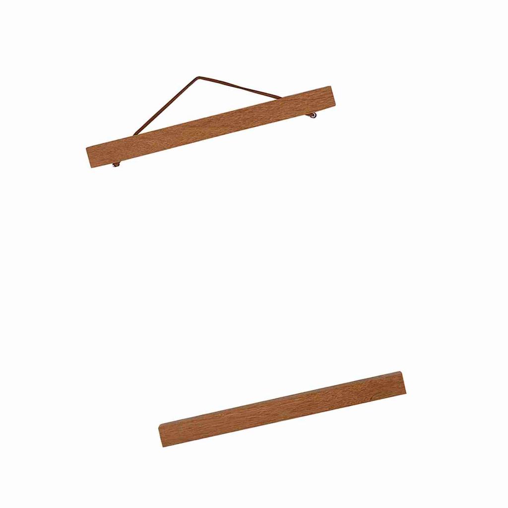 Cadru Modern Magnetic pentru Fotografii cu Rumeguș DIY Poster Personalizat Rulou Imprimeuri Suport pentru Artă Lemn de Teak