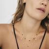 Collier Luxenter en argent 925 avec zircon finition en or jaune 18K - Nall