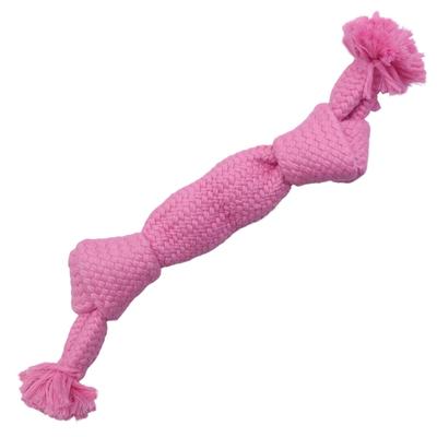 PLATZ PET SUPPLIES FUN Dog Toy Super Rope M Size Pink &