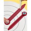 Woodworking Scribing Gauge with Pocket Clip Aluminum Woodworking Compass Chart Tool,High Precision Marking Measuring Ruler -Woodworking Scribing Gauge