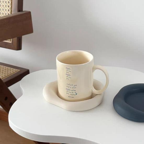 Silicone Coasters Heat-Resistant Drink Coasters Non-Slip Table Mat for Home Restaurant Coffee Shop Tea