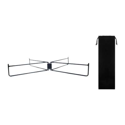 T Tooyful Foldable Cooler Stand Ice Box Holder Universal Portable Cooler Holder Stainless Steel Cooler Box Stand Water Stand Luggage Rack Easy Setup