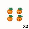 Halloween Decorative MOC Building Blocks Pumpkin Carriage Tombstone Skeleton Flame Horse Accessories Elf House Bricks Toys Gifts