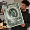 Poster Metallico The Wolf of Wall Street Regalo Perfetto per Fan Amanti Arte da Parete Personalizzata Segno Metallico per Decorazione Casa Moderna