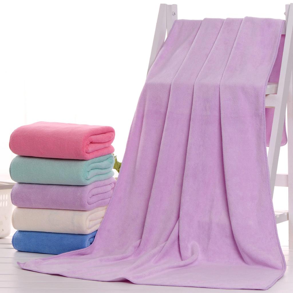 Ultra-Fine Fiber Quick-Dry Bath Towel - Soft, Absorbent, Lint-Free for Adults & Kids, Beach & Bath Use