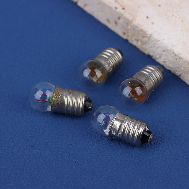 10 buc. tun mic rotund în miniatură 1,5 V 2,5 V 3,8 V pentru experimentul studenților Becuri mici, mărgele de bec pentru lanternă