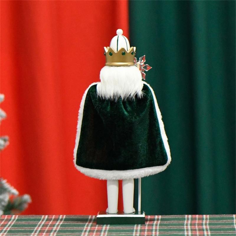 Holiday Nutcrackers Figure Christmas Cloaks King Soldier Handicrafts Puppet Desktops Ornament Home Decorations Festival