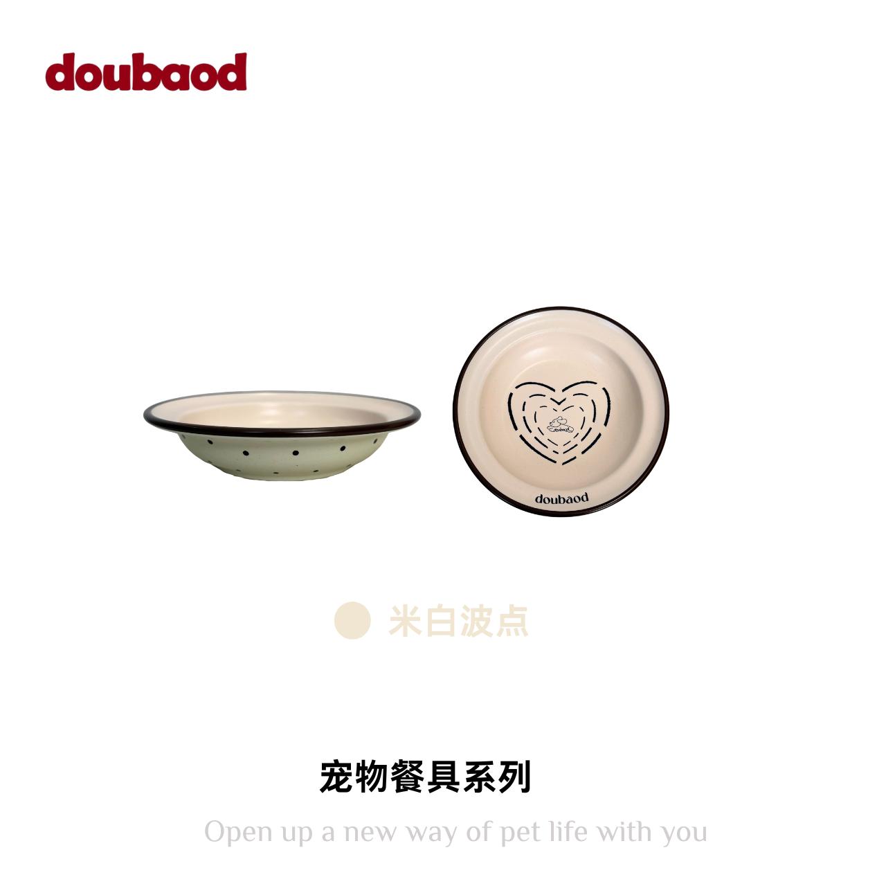 

Pet bowl, dog bowl, cat water bowl, cat and dog universal pet ceramic plate, heightening pet bowl rack