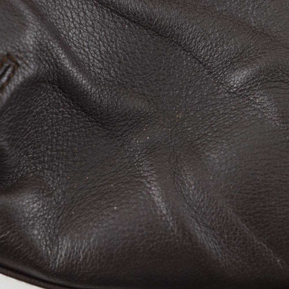 CARTIER PANTHERE Shoulder Bag Panther Hobo bag Brown leather Women Used