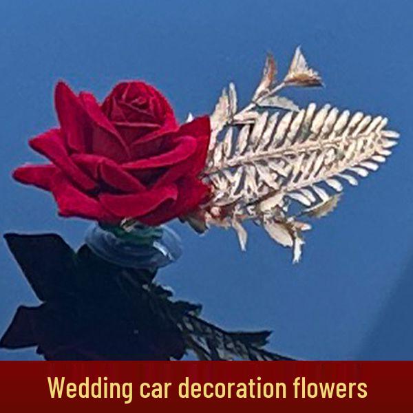 Wedding Car Decoration Set: Main & Second Car Flowers