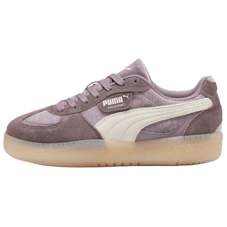 

Puma Palermo Classic Ретро Замшевые Повседневные Нескользящие Низкие Кроссовки Женские кроссовки Фиолетовый Белый 403348-01 39