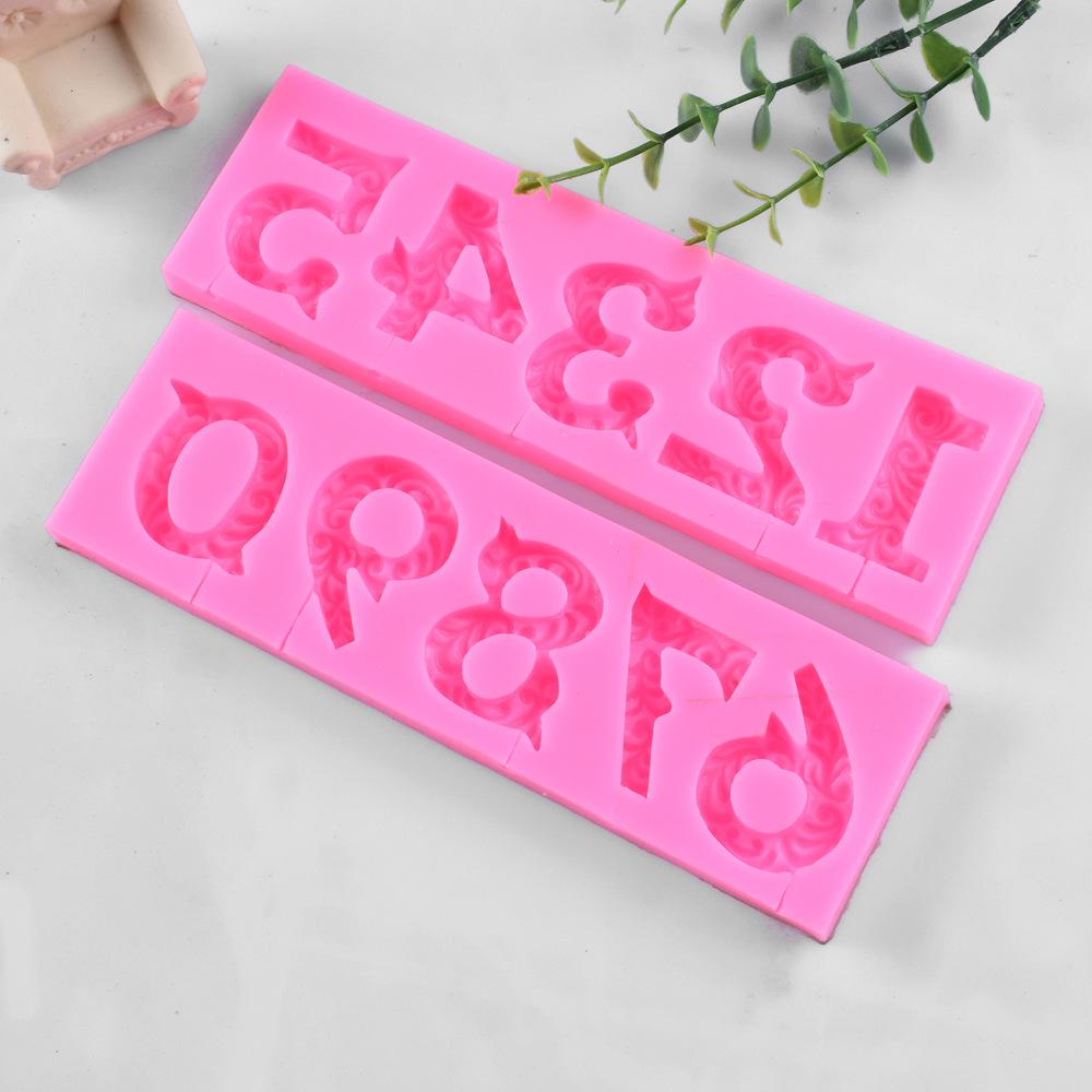 

цифровая форма для силикагеля форма для торта сахар шоколад инструменты для выпечки декор для торта домашняя кухня форма для свечей форма для выпечки леденец 0-9 аксессуары для поделок своими руками 1Pc