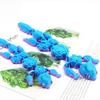 New Lotus Dragon Toy Statue 3D Printing Toys Simulation Animal Dragon Model Joints Movable Desktop Decoration Small Ornaments