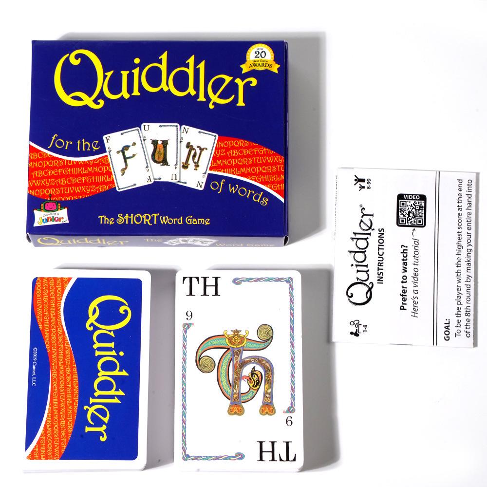 Five Crowns & Quiddler Card Games Set: Crown Board Game & Magician Toys