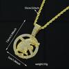 New Hot Selling Unique Mouse Pendant Necklace for Both Men and Women, High-end Fashion Hip-hop Jewelry