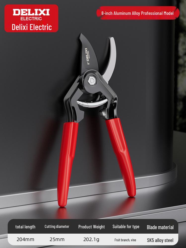 Delixi Electric Pruning Shears for Gardening, Branch Cutting, and Fruit Tree Pruning