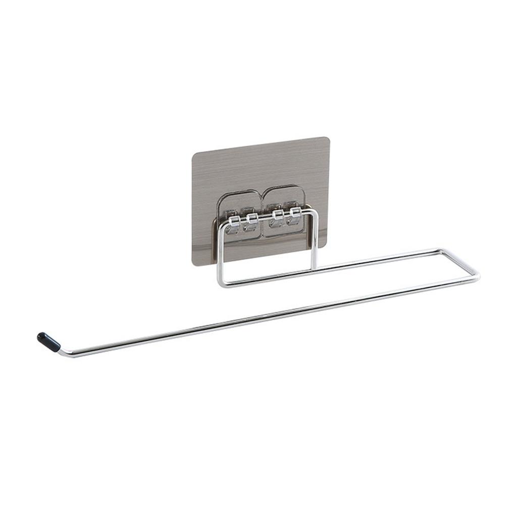Toilet Paper Roll Holder Dispenser Metal Hanging Adhesive Toilet Paper Holder for Household Accessories