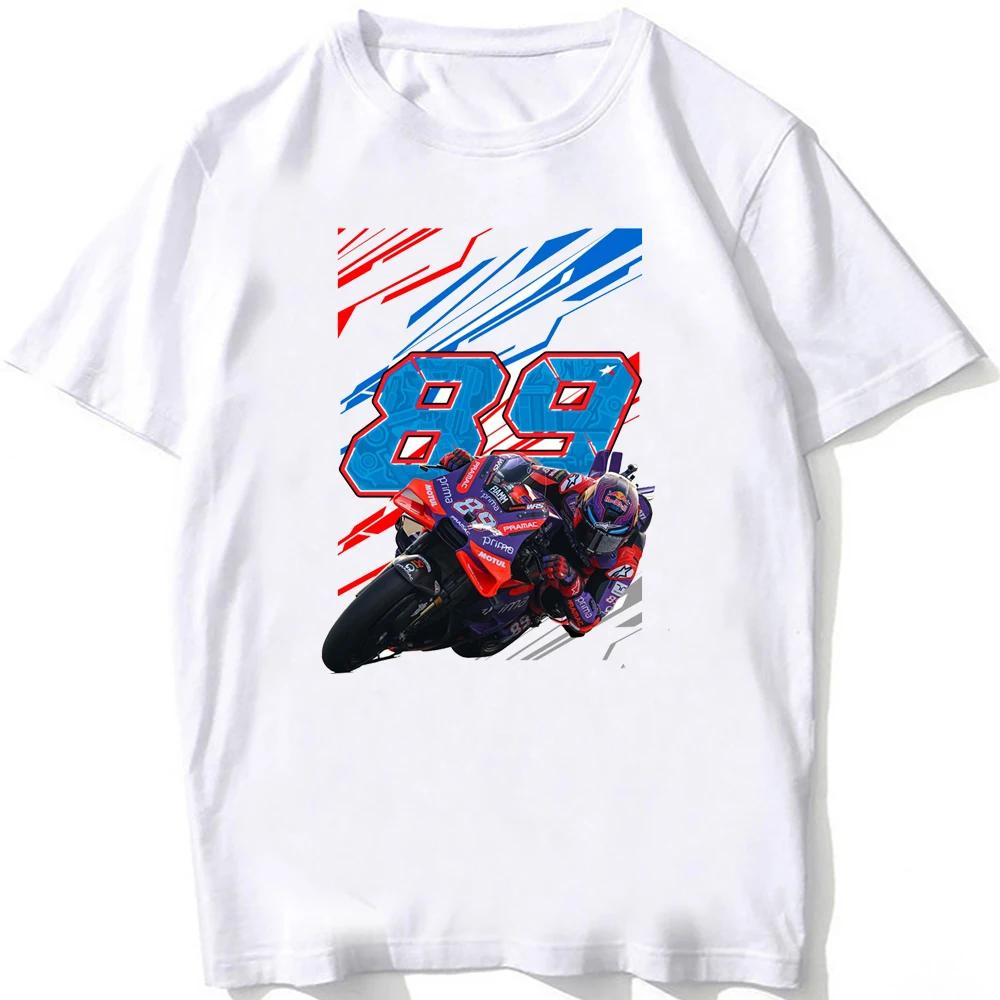 Jorge Martinator 89 GP Race Ride Fans T-Shirt New Summer Men Short Sleeve Sport Boy Casual Tees Motorcycle Riding  White Tops
